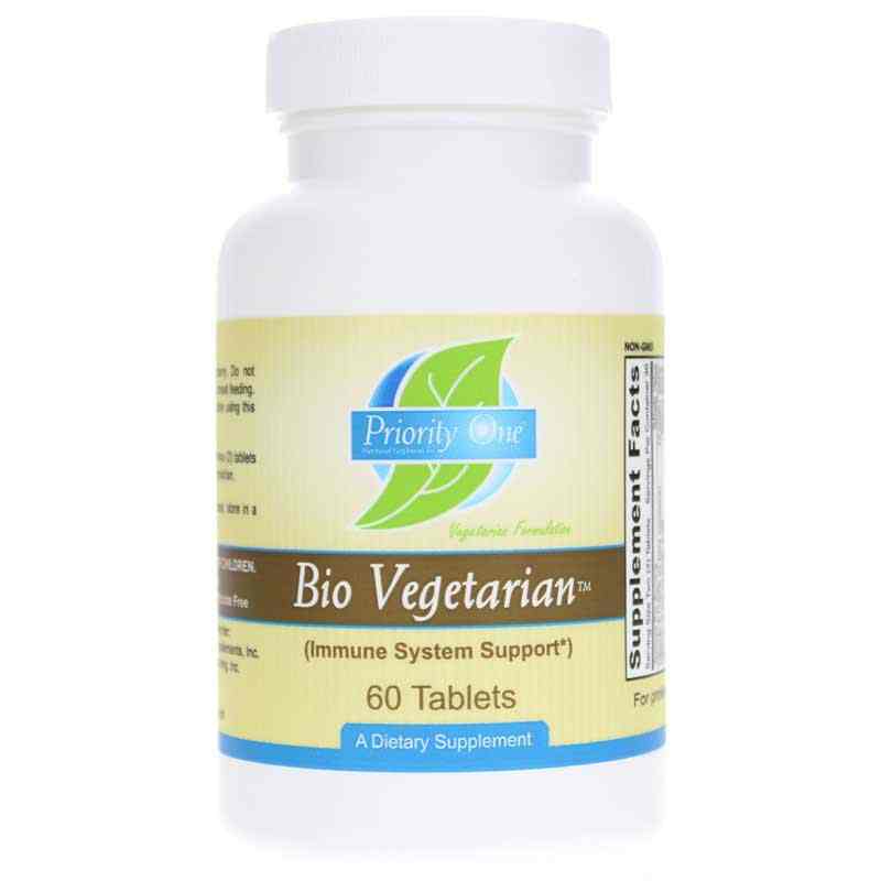 Bio Vegetarian Immune System Support, 60 Tablets, by Priority One