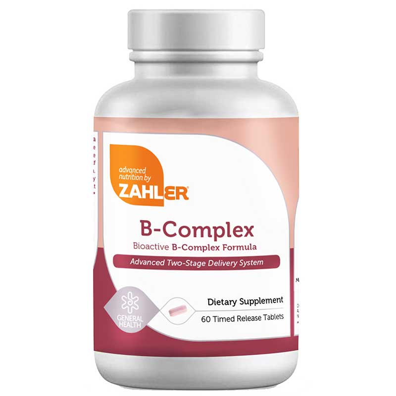 Bioactive B-Complex, 60 Tablets, by Zahler, image #2