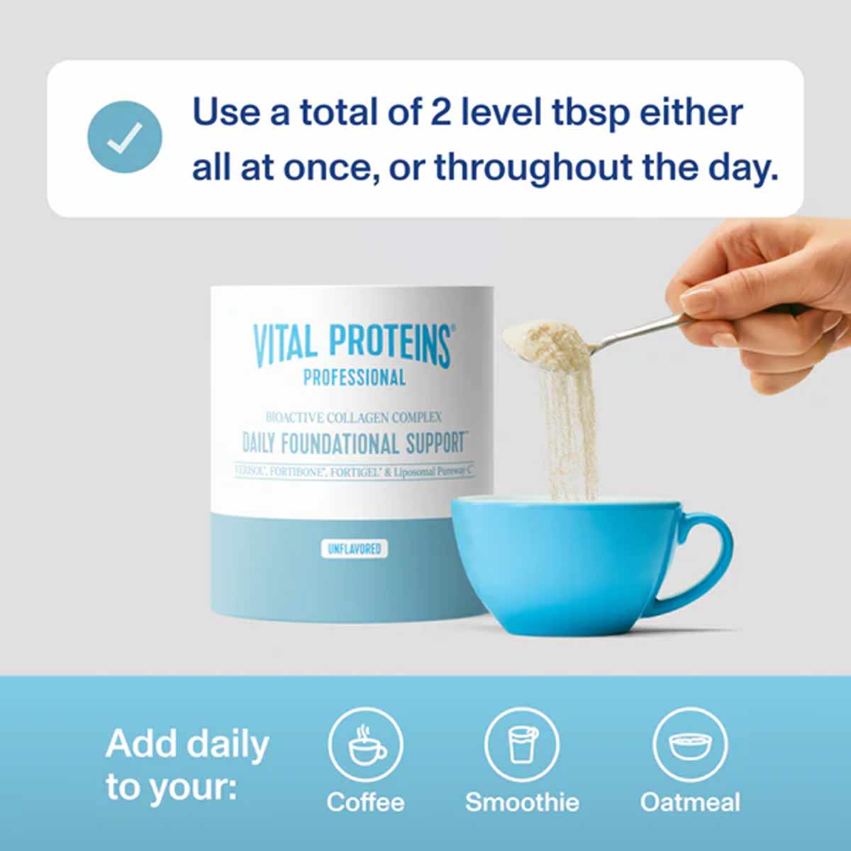 BioActive Collagen Complex Daily Foundational Support, 13.9 Oz, by Vital Proteins