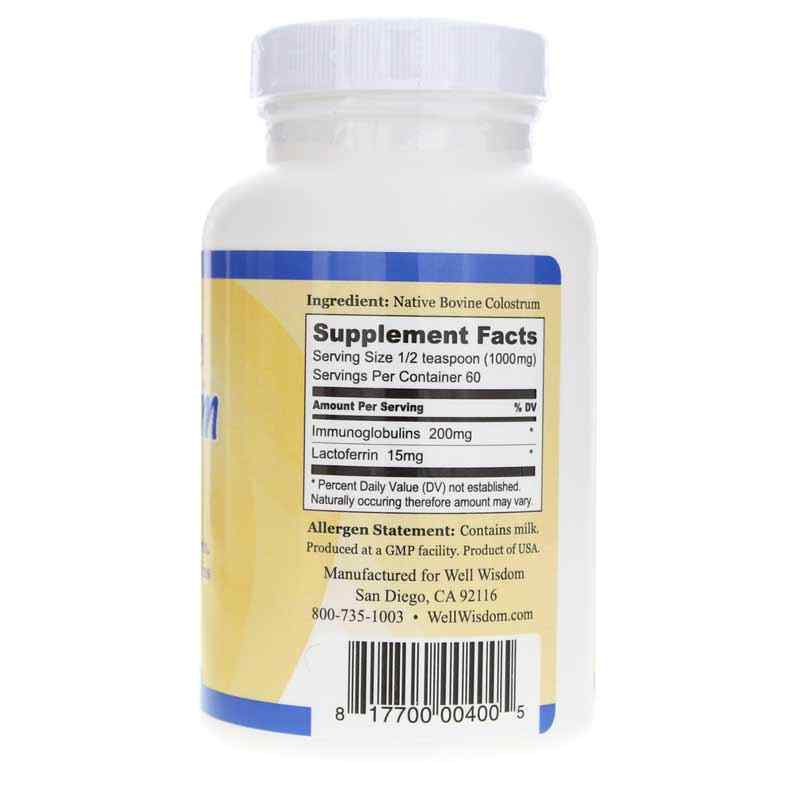 Bioactive Colostrum Powder, by Well Wisdom, image #2