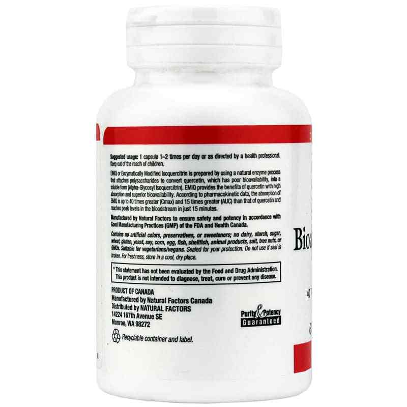 Bioactive Quercetin EMIQ 50 Mg, by Natural Factors, image #3