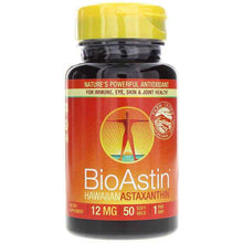 BioAstin 12 Mg Hawaiian Astaxanthin, 50 Gel Caps, by Nutrex Hawaii