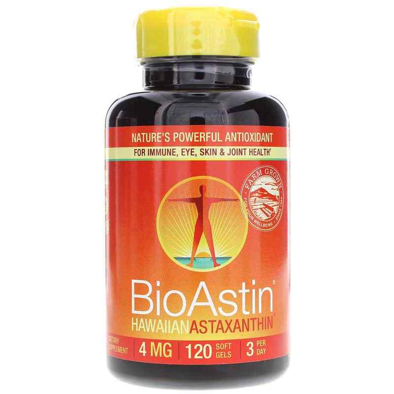BioAstin 4 Mg Hawaiian Astaxanthin, by Nutrex Hawaii