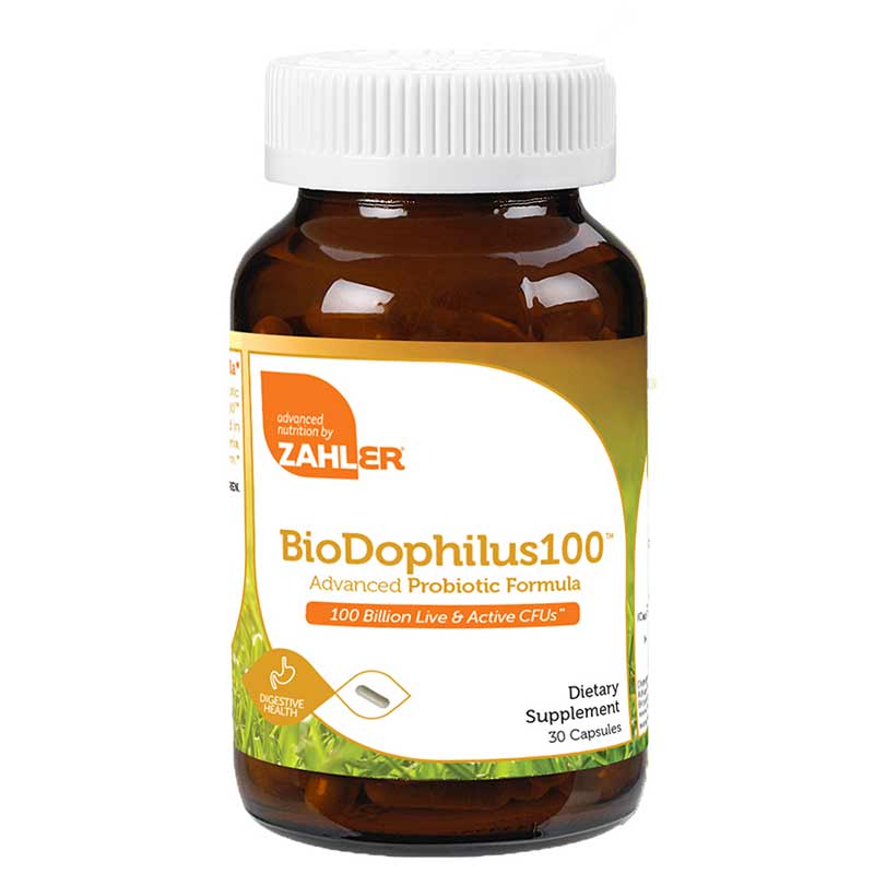 BioDophilus 100 Billion CFU Probiotic, by Zahler