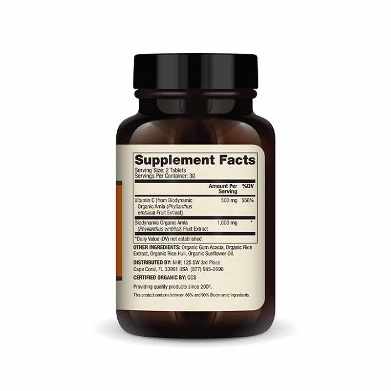 Biodynamic Organic Vitamin C Amla Extract, 60 Tablets, by Dr. Mercola, image #2