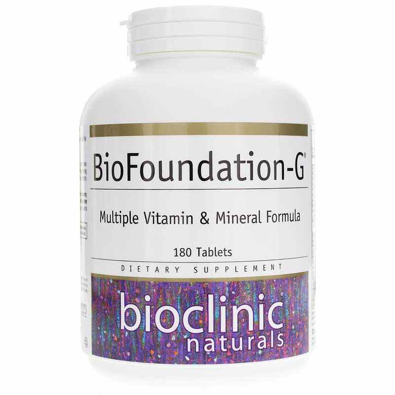 BioFoundation-G Multiple Vitamin & Mineral, by Bioclinic Naturals