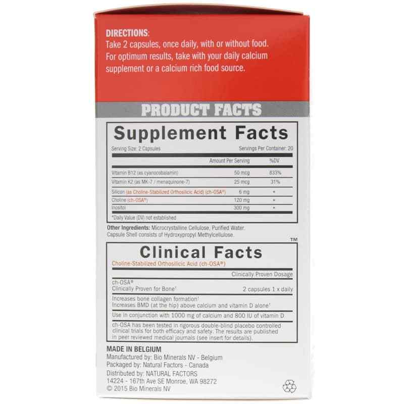 Bone Collagenizer Ultra, 40 Veg Capsules, by BioSil, image #2