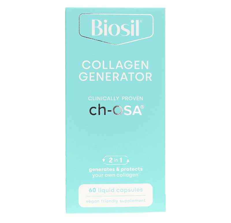 Collagen Generator Liquid Caps, 60 Liquid Capsules, by BioSil