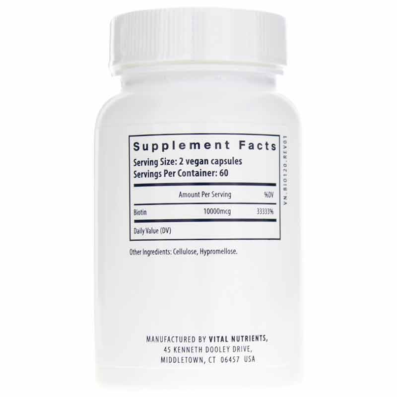 Biotin 10 Mg, by Vital Nutrients, image #2