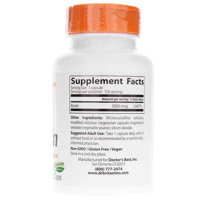 Biotin 5000 Mcg, by Doctors Best, image #2