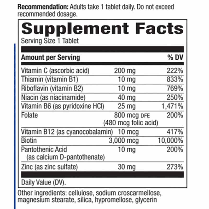 Biotin Forte with Zinc, by Natures Way, image #2