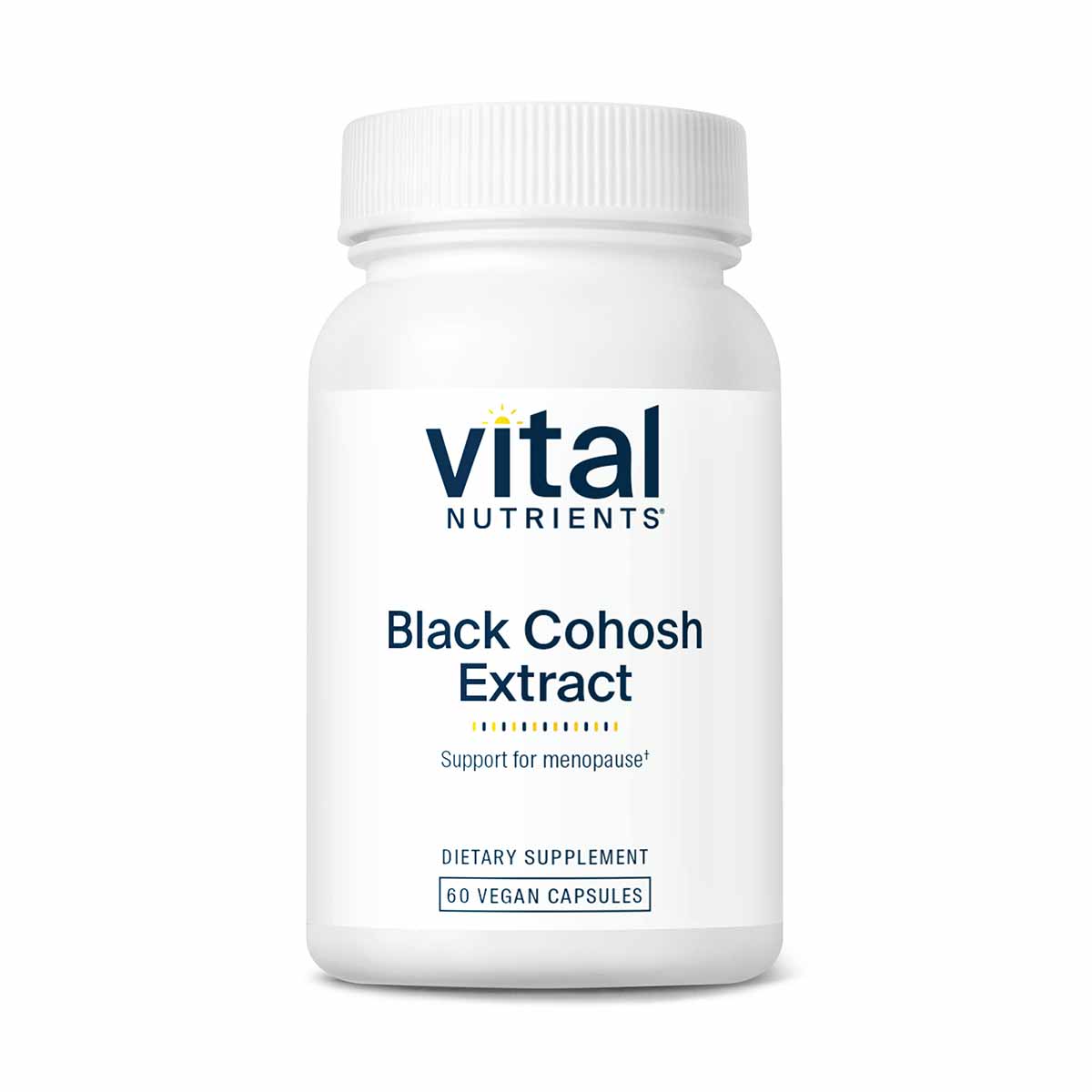 Black Cohosh Extract 250 Mg, 60 Veg Capsules, by Vital Nutrients