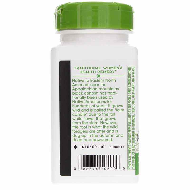 Black Cohosh Root, 100 Vegan Capsules, by Natures Way, image #3