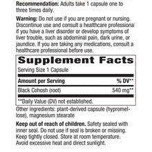 Black Cohosh Root, 180 Vegan Capsules, by Natures Way, image #2