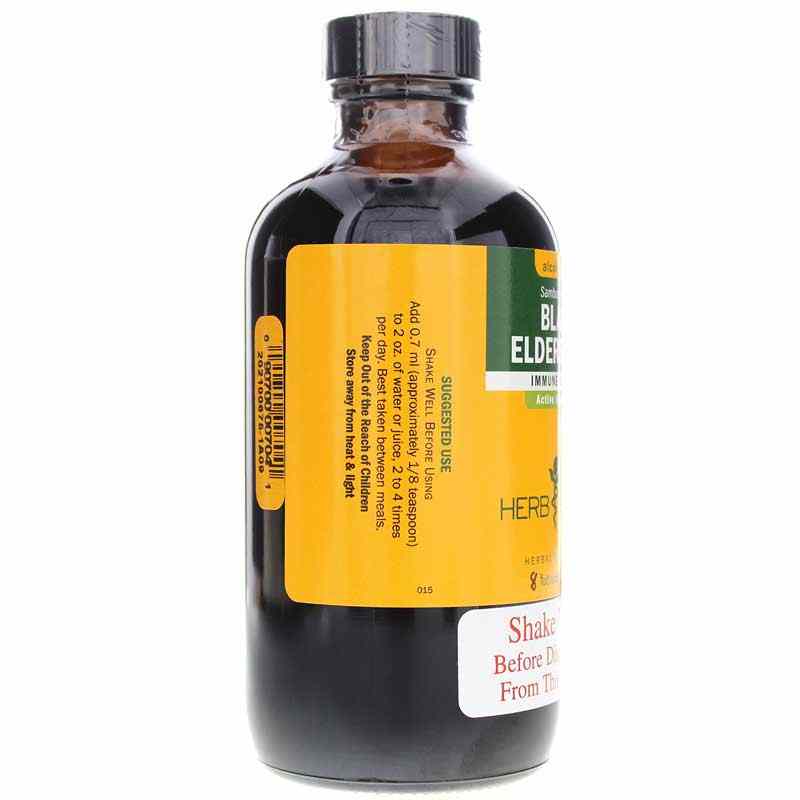 Black Elderberry Alcohol Free, 8 Oz, by Herb Pharm, image #3
