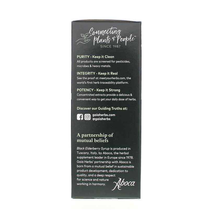 Black Elderberry Syrup Extra Strength, 5.4 Oz, by Gaia Herbs, image #4