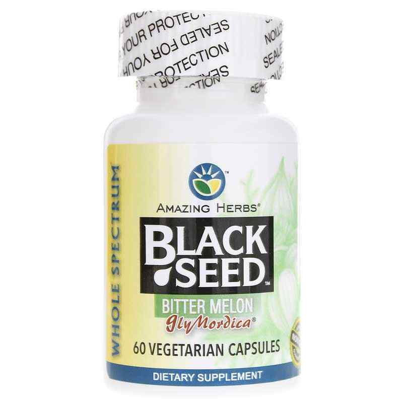 Black Seed with Bitter Melon GlyMordica, by Amazing Herbs
