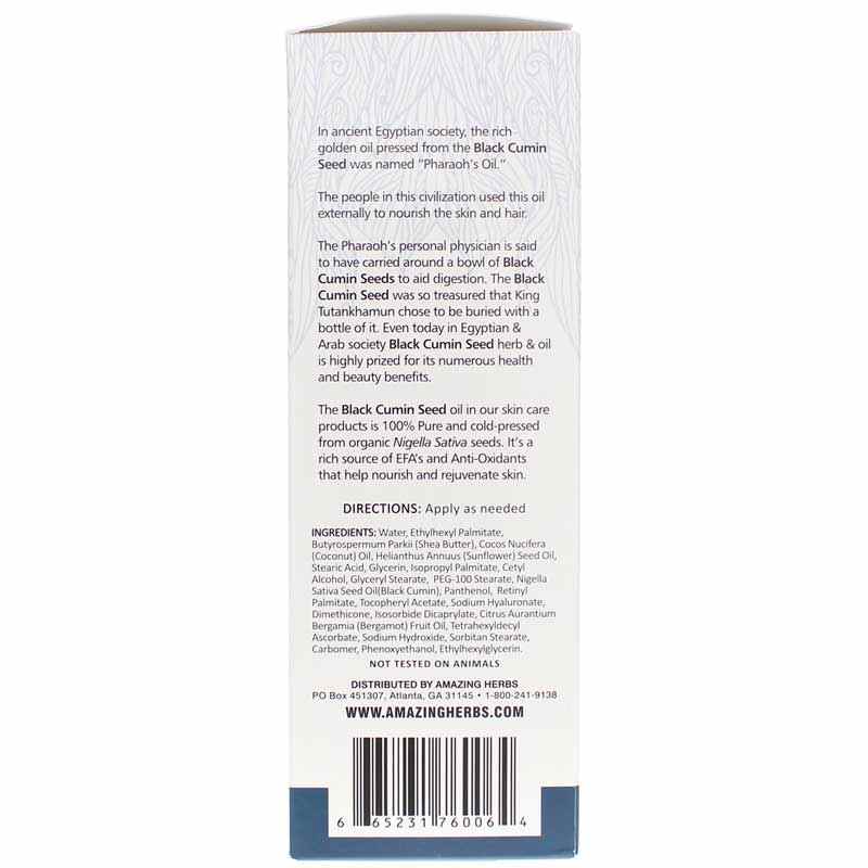 Black Seed Miracle Skin Repair Cream, 6 Oz, by Amazing Herbs, image #2