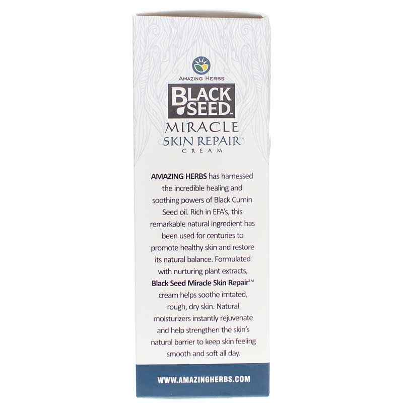 Black Seed Miracle Skin Repair Cream, 6 Oz, by Amazing Herbs, image #3