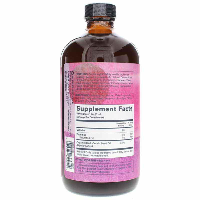 Black Seed Oil, 16 Oz, by Heritage Store, image #2