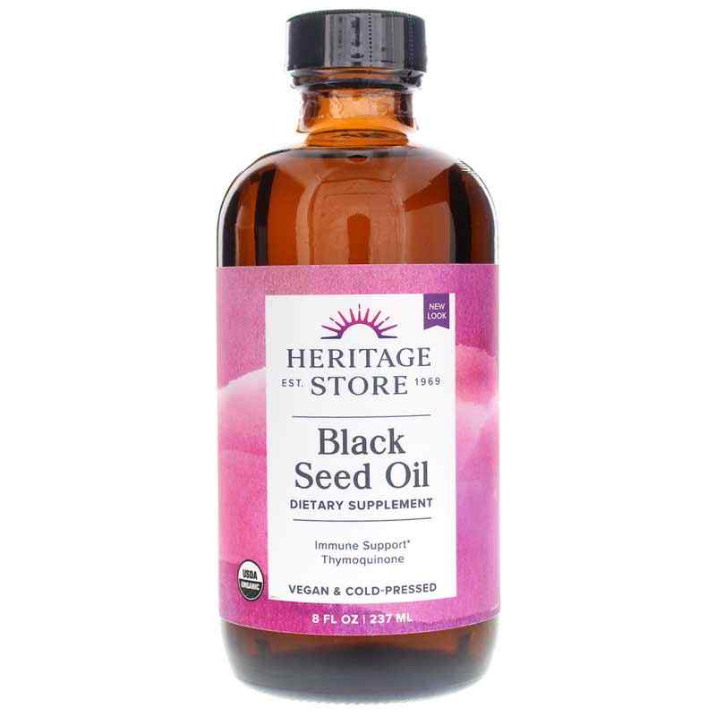 Black Seed Oil, 8 Oz, by Heritage Store