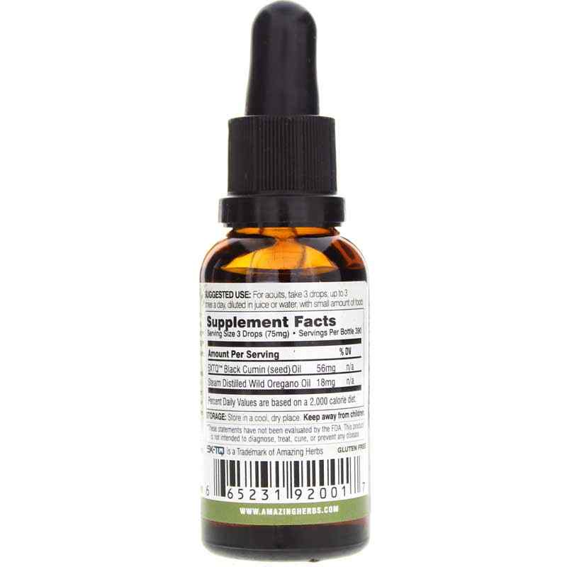Black Seed Oregano Oil, by Amazing Herbs, image #3