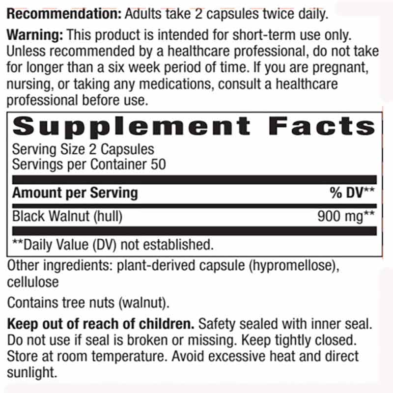 Black Walnut Hulls, by Natures Way, image #2