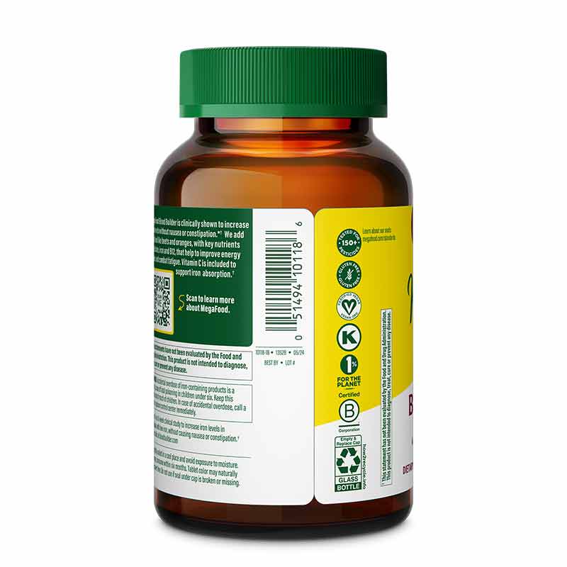 Blood Builder, 180 Tablets, by Megafood, image #2