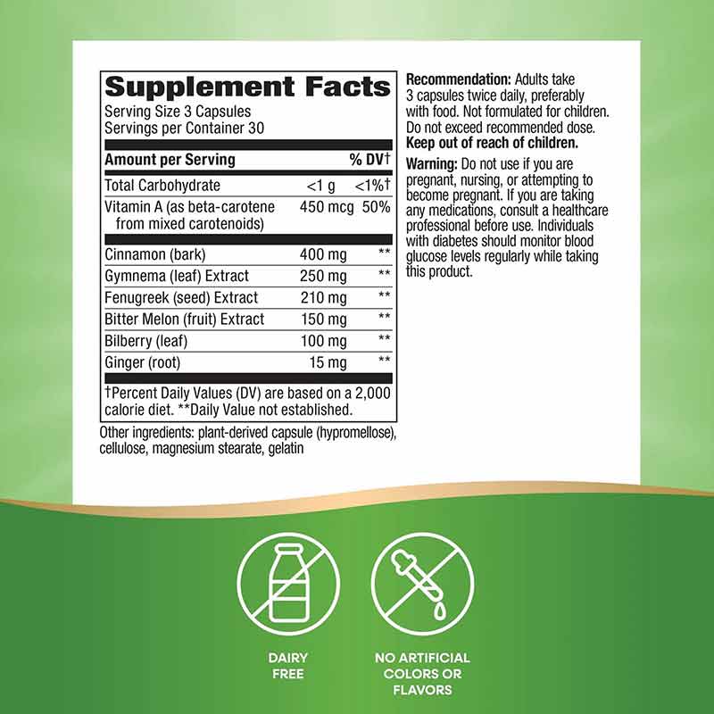 Blood Sugar Manager, by Natures Way, image #3