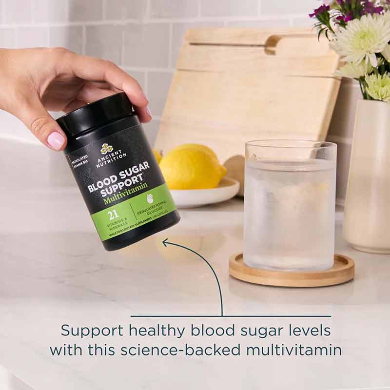 Blood Sugar Support Multi, 60 Capsules, by Ancient Nutrition, image #4