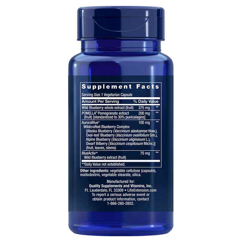 Blueberry Extract with Pomegranate, by Life Extension, image #2