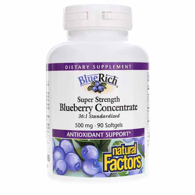 BlueRich Super Strength Blueberry Concentrate, by Natural Factors
