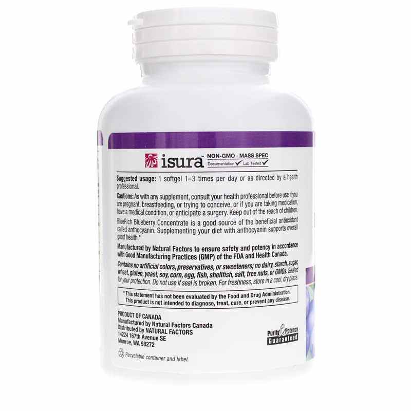 BlueRich Super Strength Blueberry Concentrate, by Natural Factors, image #3