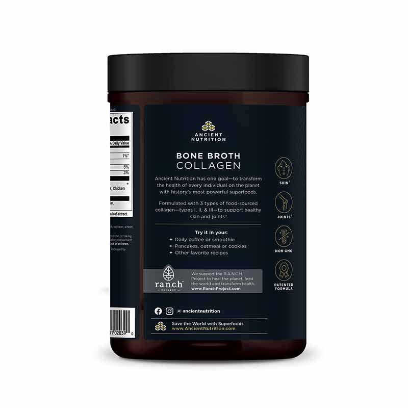 Bone Broth Collagen, Vanilla, 18.3 Oz, by Ancient Nutrition, image #4