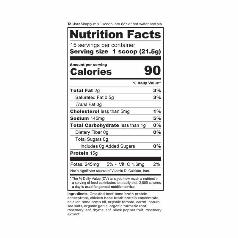 Bone Broth Protein, Chicken Soup, 11.4 Oz, by Ancient Nutrition, image #2