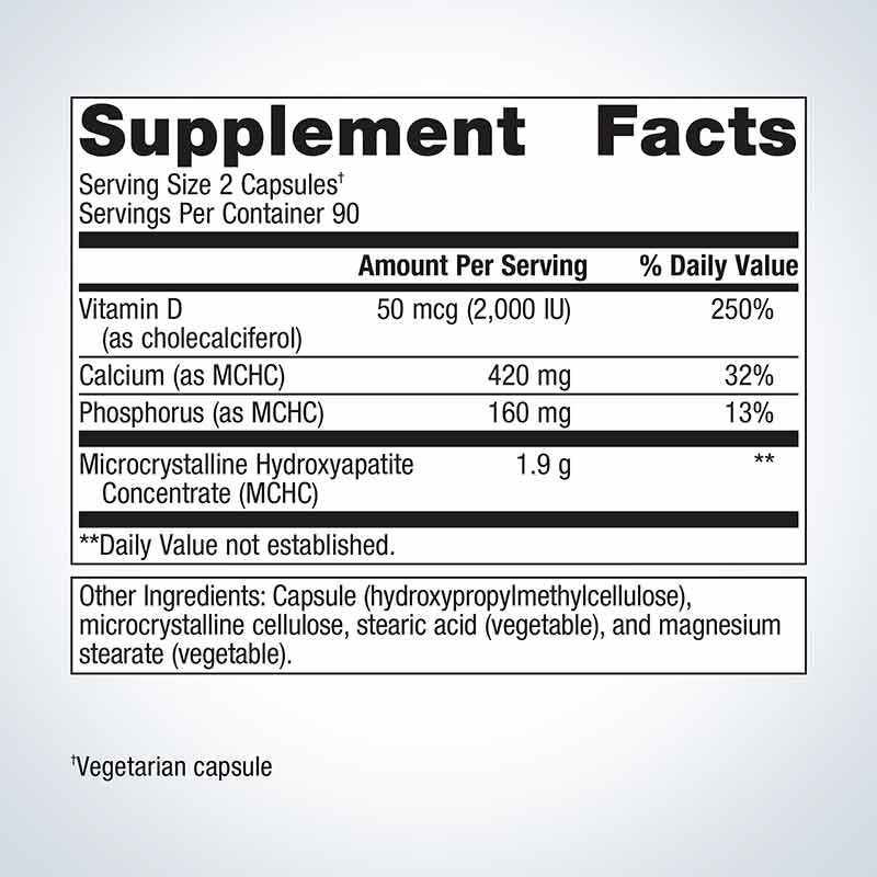 Bone Builder Plus, 180 Capsules, by Metagenics, image #2