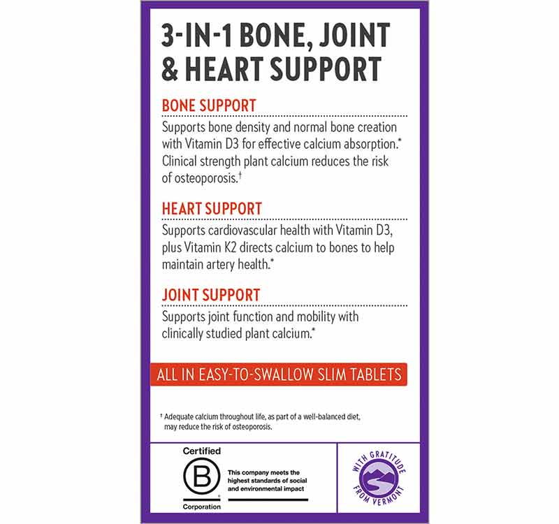 Bone Strength Take Care Slim Tabs, 270 Slim Tabs, by New Chapter, image #4
