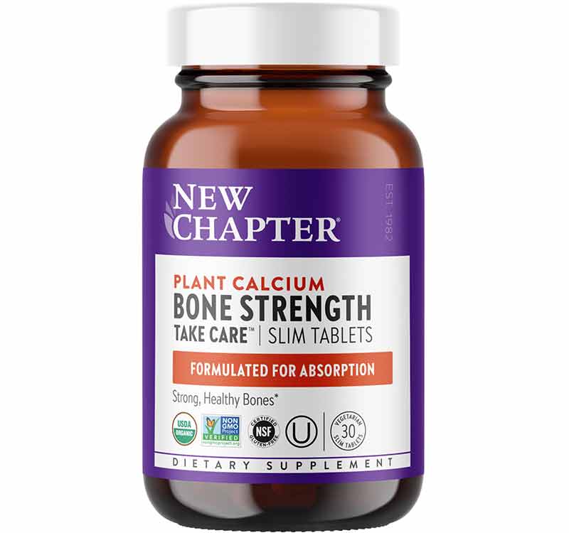 Bone Strength Take Care Slim Tabs, 30 Slim Tabs, by New Chapter