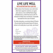 Bone Strength Take Care Slim Tabs, 60 Slim Tabs, by New Chapter, image #3