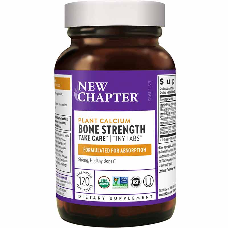 Bone Strength Take Care Tiny Tabs, 120 Tablets, by New Chapter