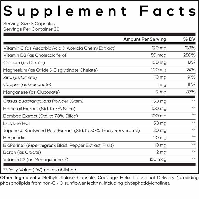 Bones Vitamins+, 90 Veg Capsules, by Codeage, image #3