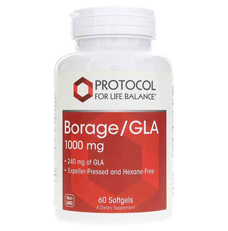 Borage/GLA 1000 Mg, by Protocol For Life Balance