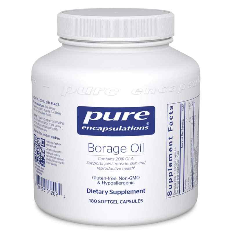 Borage Oil, 180 Softgels, by Pure Encapsulations