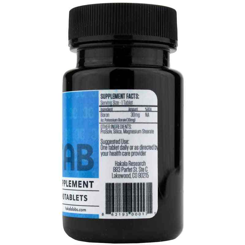 BoroTab 30 Mg, 90 Tablets, by Hakala Research, image #2