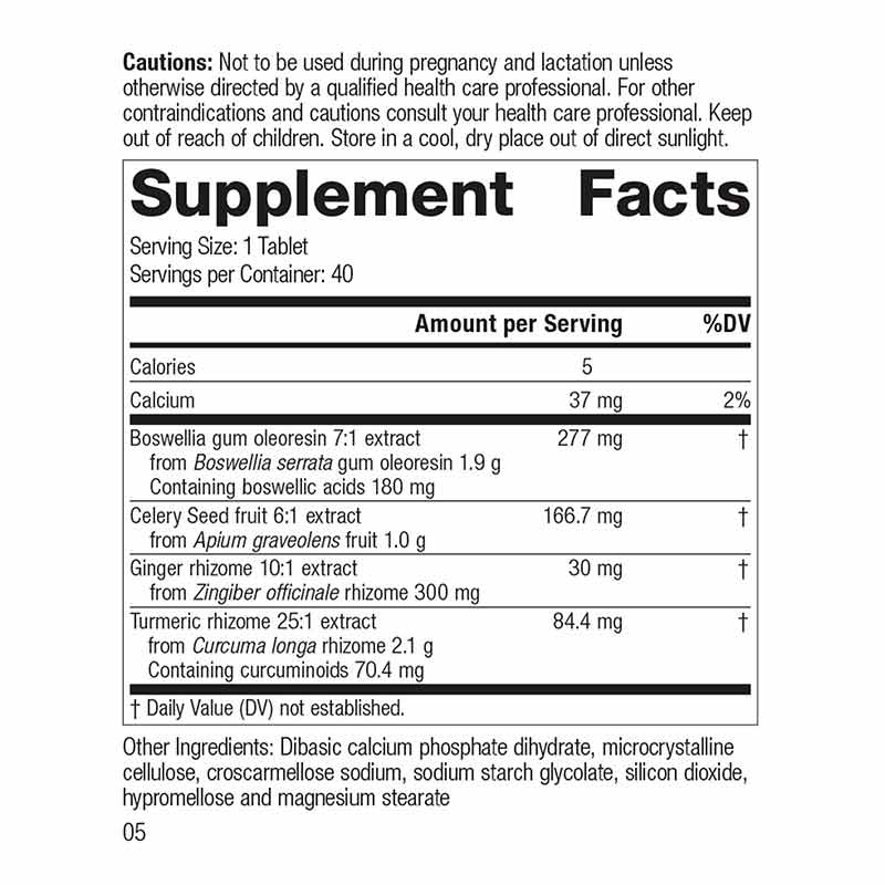 Boswellia Complex, 40 Tablets, by Standard Process, image #2