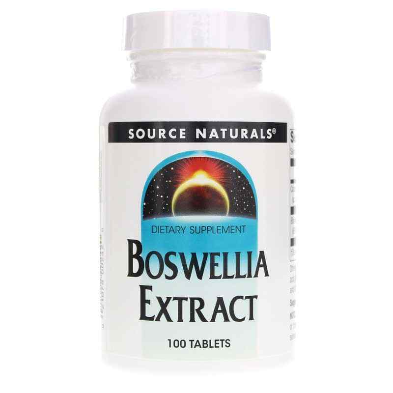 Boswellia Extract, 100 Tablets, by Source Naturals
