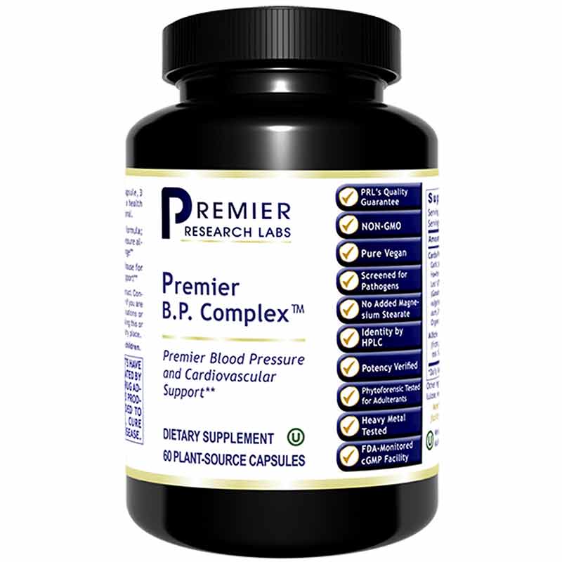 B.P. Complex Blood Pressure and Circulation Support, by Premier Research Labs