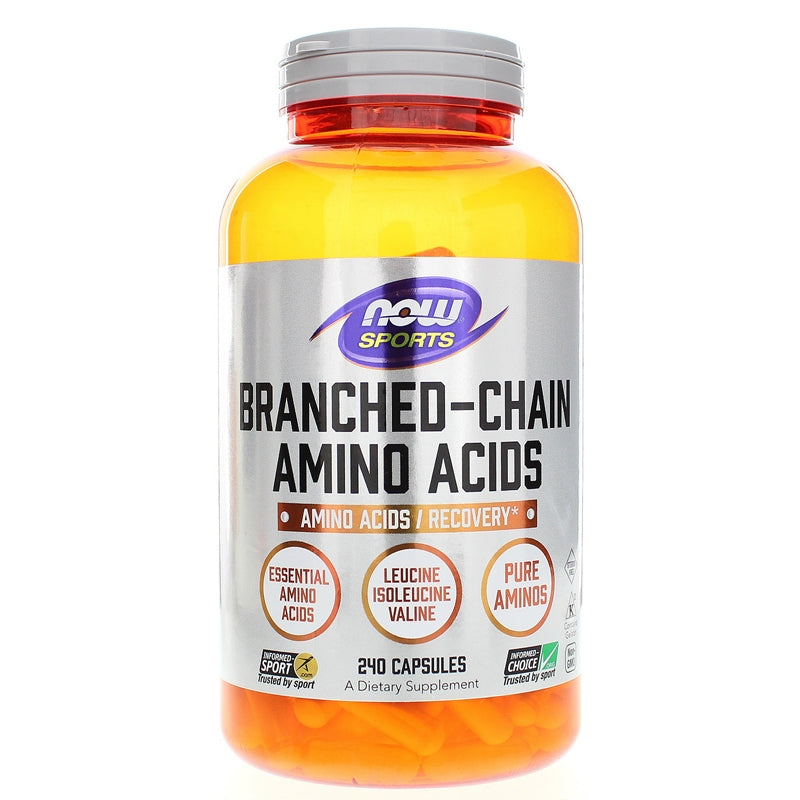 Branched Chain Amino Acids, 240 Capsules, by NOW Foods