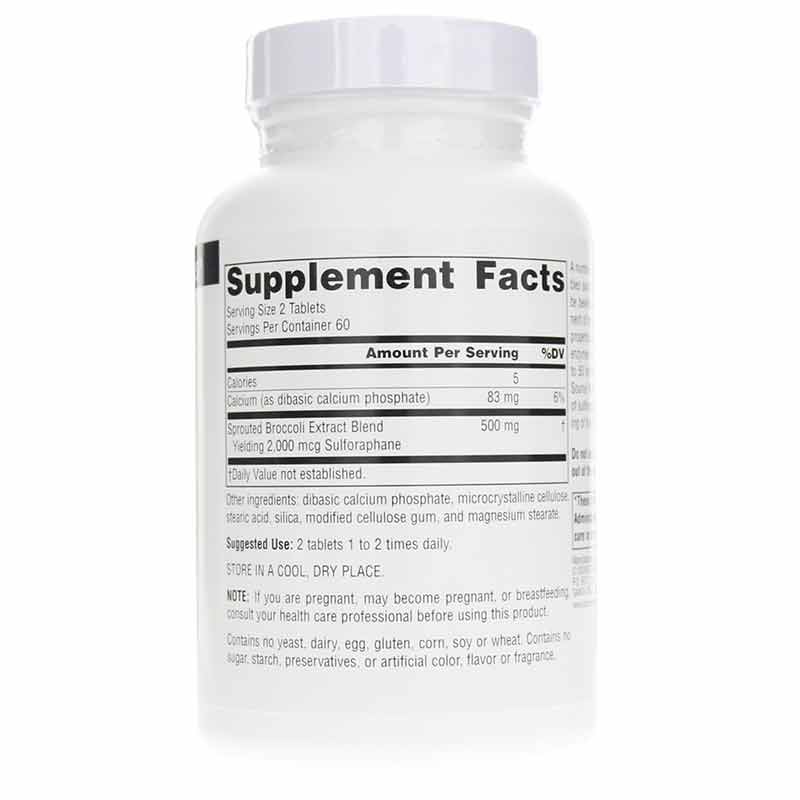 Broccoli Sprouts Extract, 120 Tablets, by Source Naturals, image #2