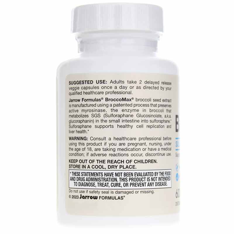 BroccoMax, 60 Veg Capsules, by Jarrow Formulas, image #3